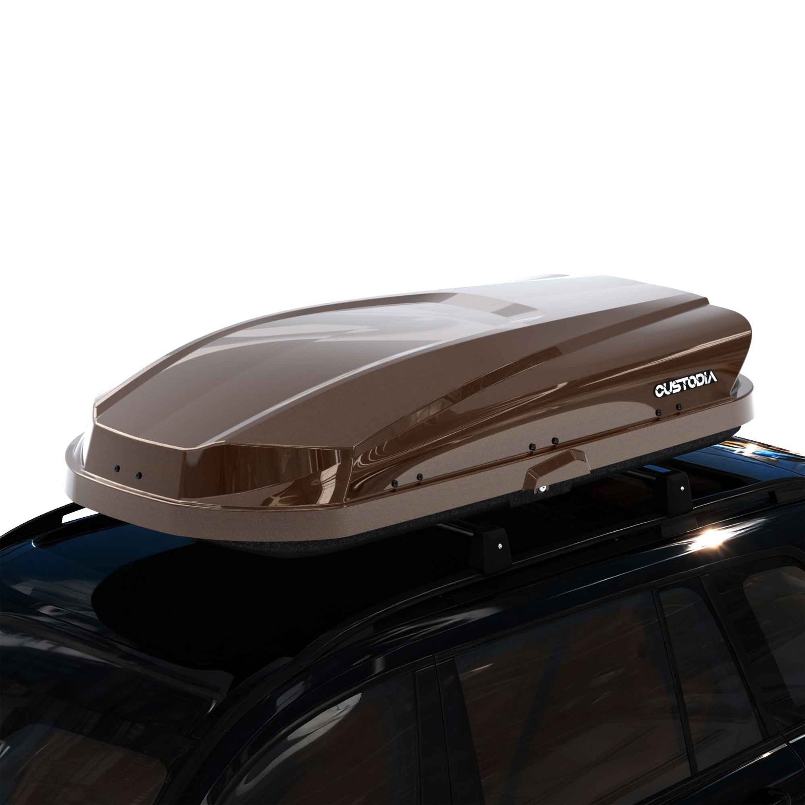 14ft³ Heavy Duty ABS Vehicle Roof Top Storage Box Cargo Luggage Carrier 2 Locks