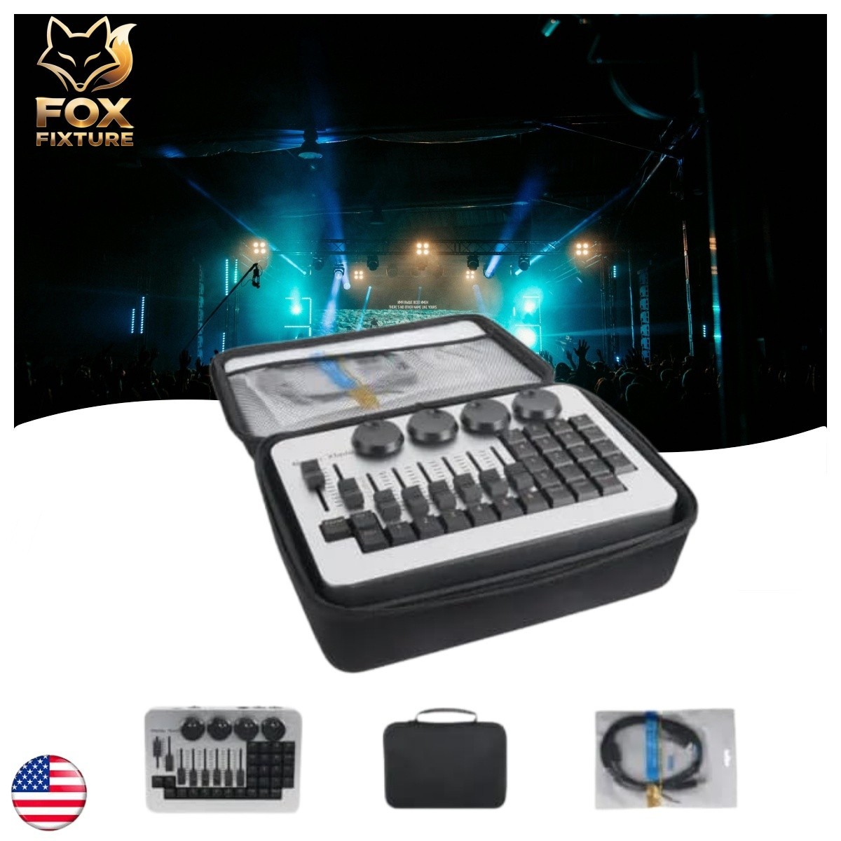 US mini dmx512 controller onpc portable command wing 2 for stage dj club light