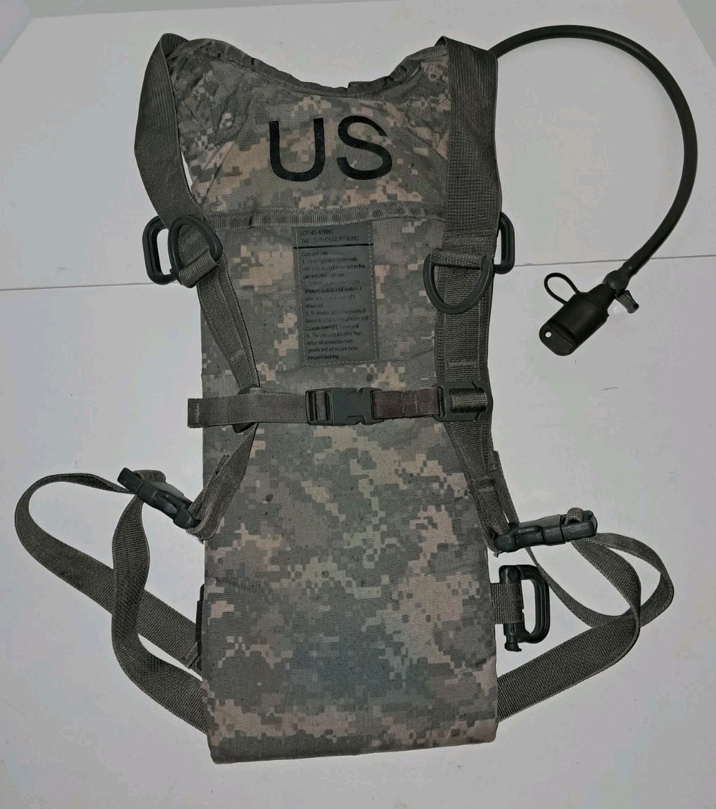 New! US Army ACU Molle Camouflage Hydration Pack - Hydromax Military