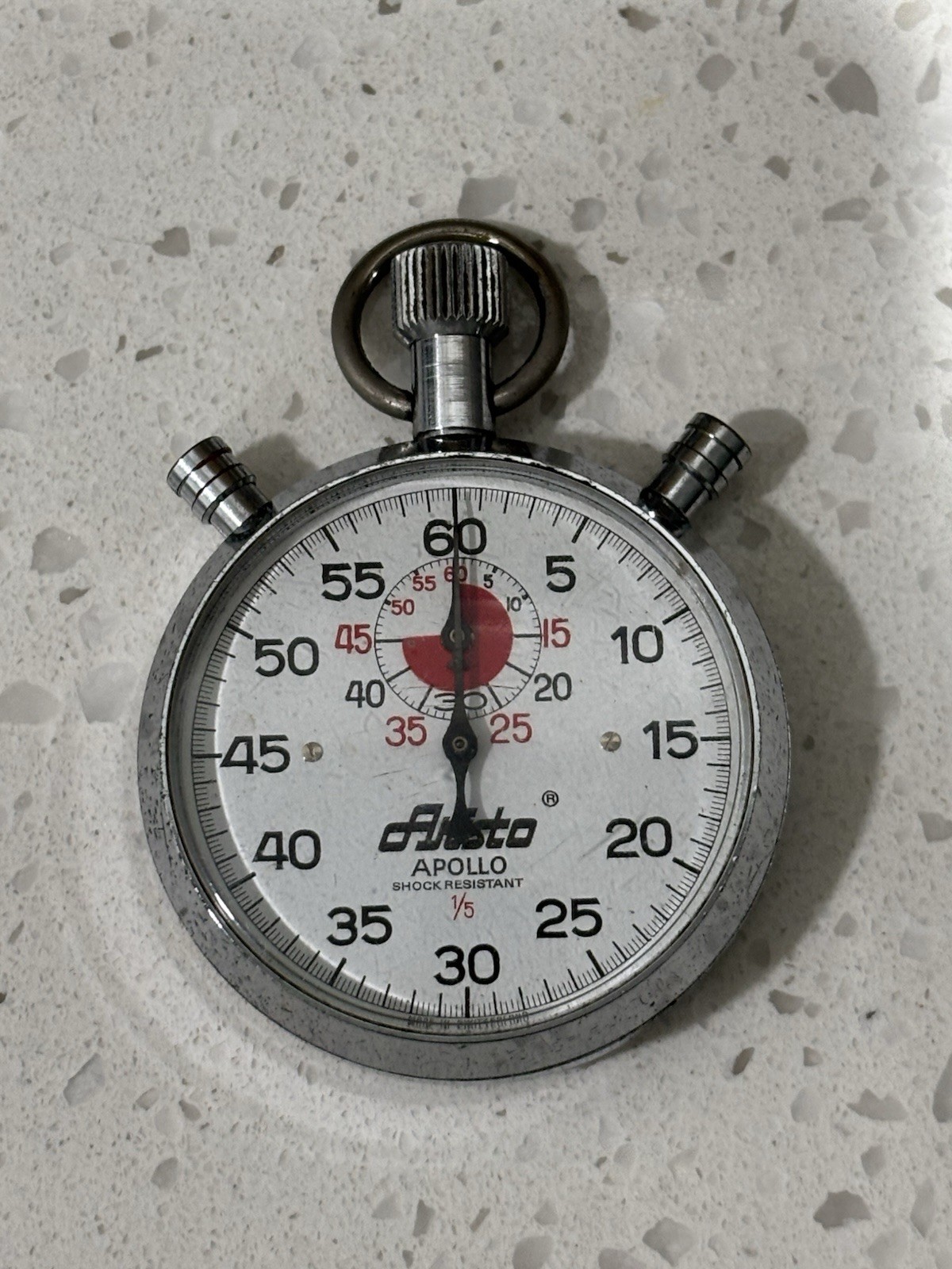 Vintage Aristo Stopwatch APOLLO Shock Resistant 1/5 Swiss Made? WORKS