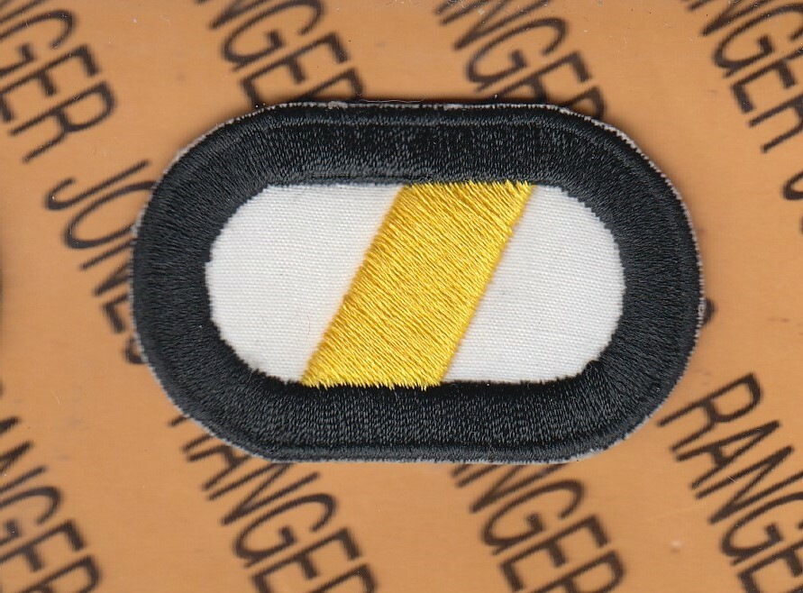 A Co 75th Infantry Airborne Ranger V Corps LRRP parachute oval patch c/e NFE B
