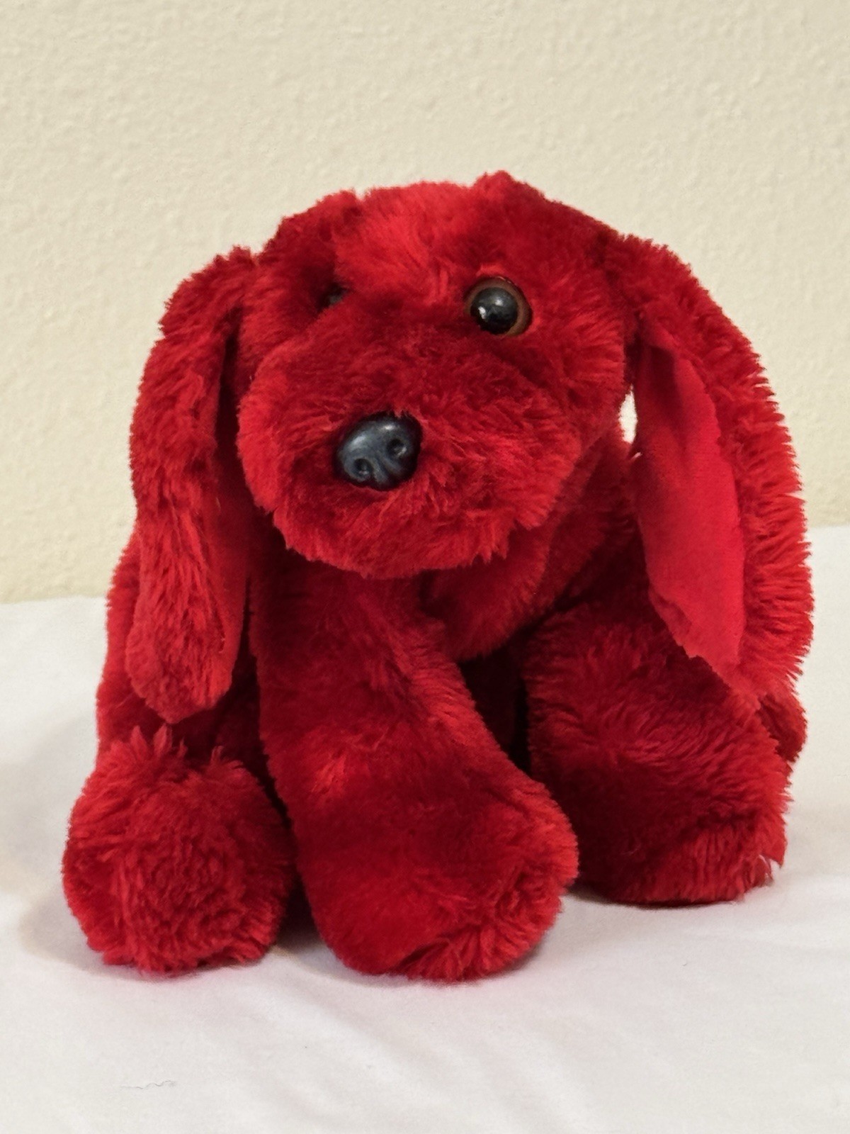 Kids Of America Corps 2000 8 Inch Red Floppy Puppy Dog Plush Soft Clean