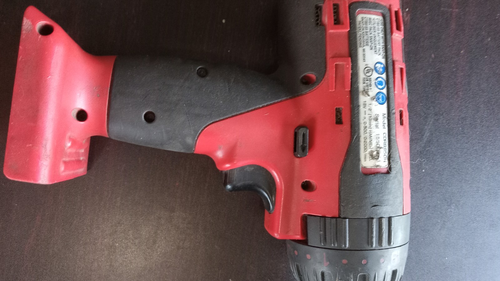 used snap on 18 volt cordless 8850h hammer-drill