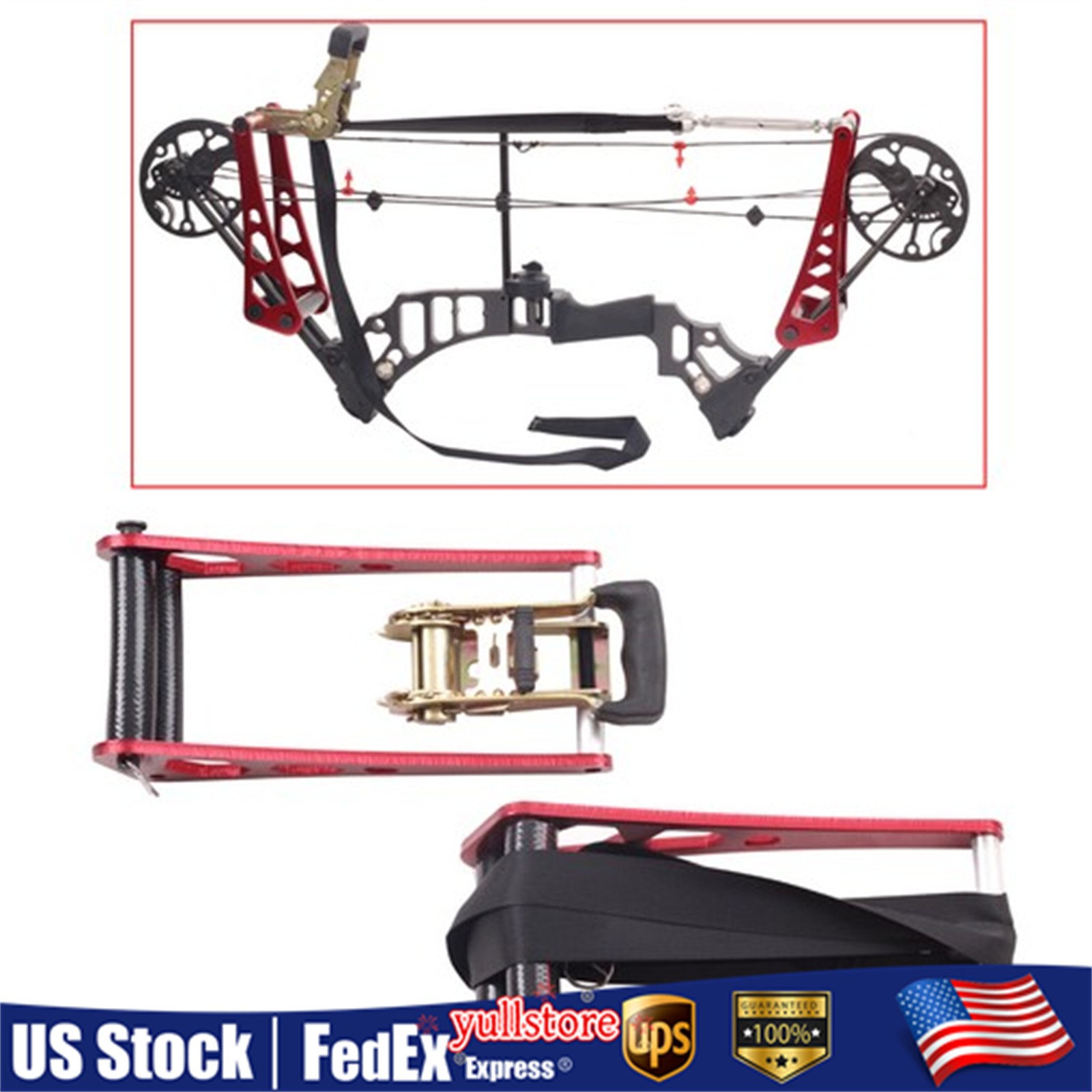 Compound Bow Press Ratchet-Loc Archery Bow Opener Accessories Aluminum Alloy NEW