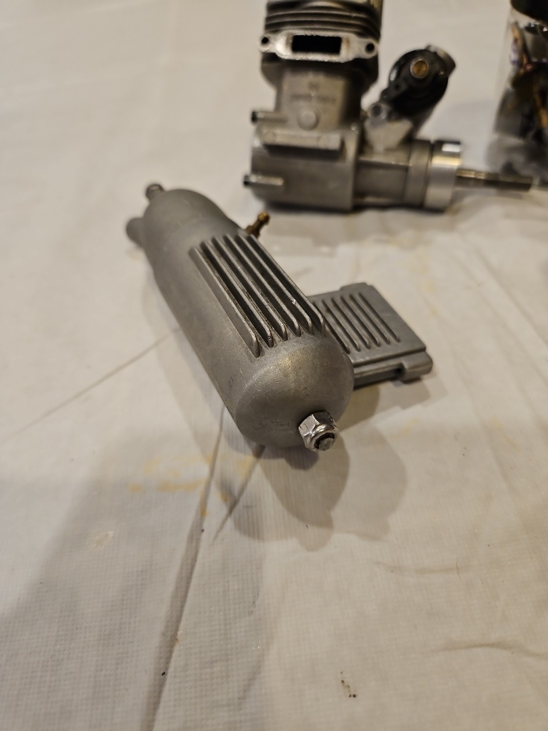Supertigre 45R/c Model Airplane Engine With Extra Parts