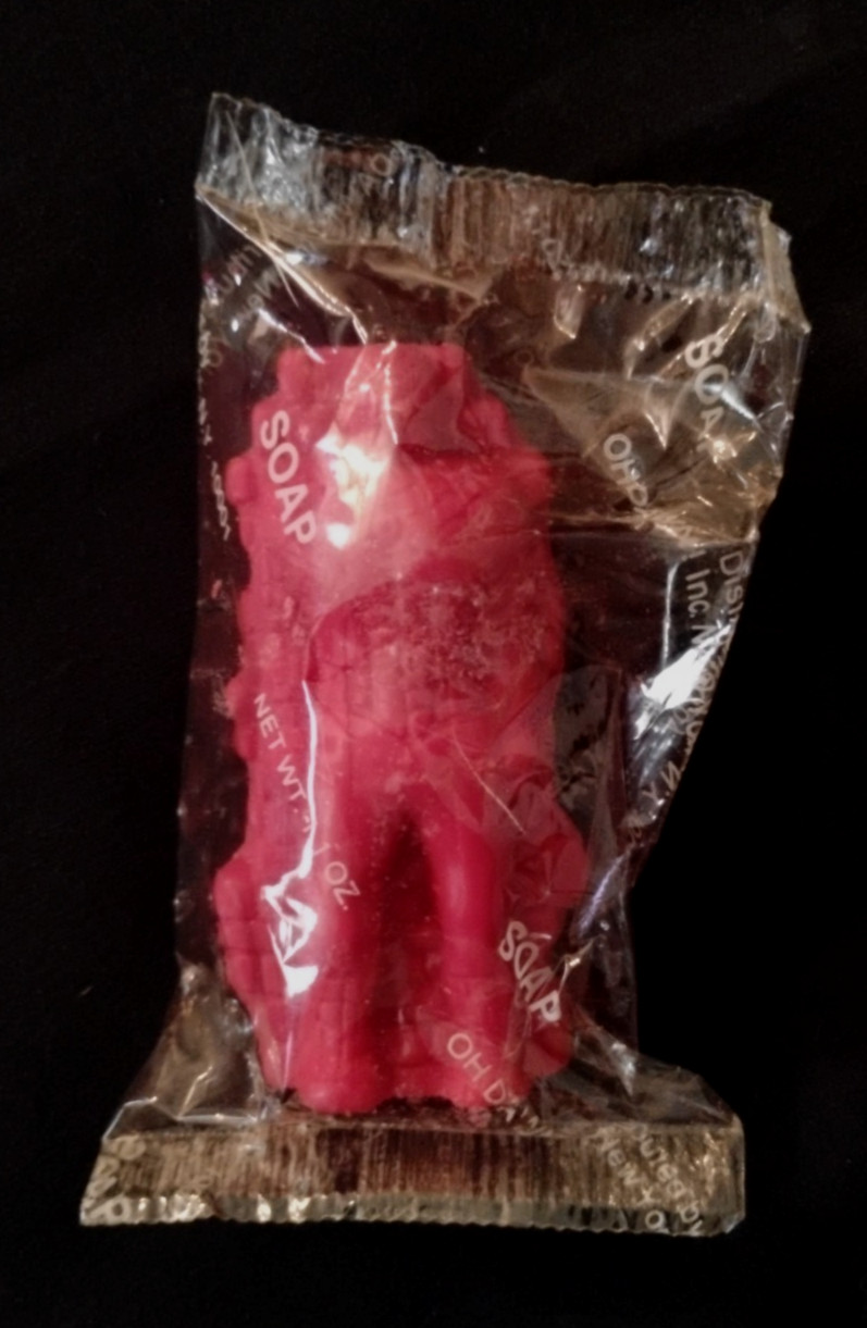 1979 Spiderman Bar of Soap Marvel Comics NIP 3" Red Oh Dawn!
