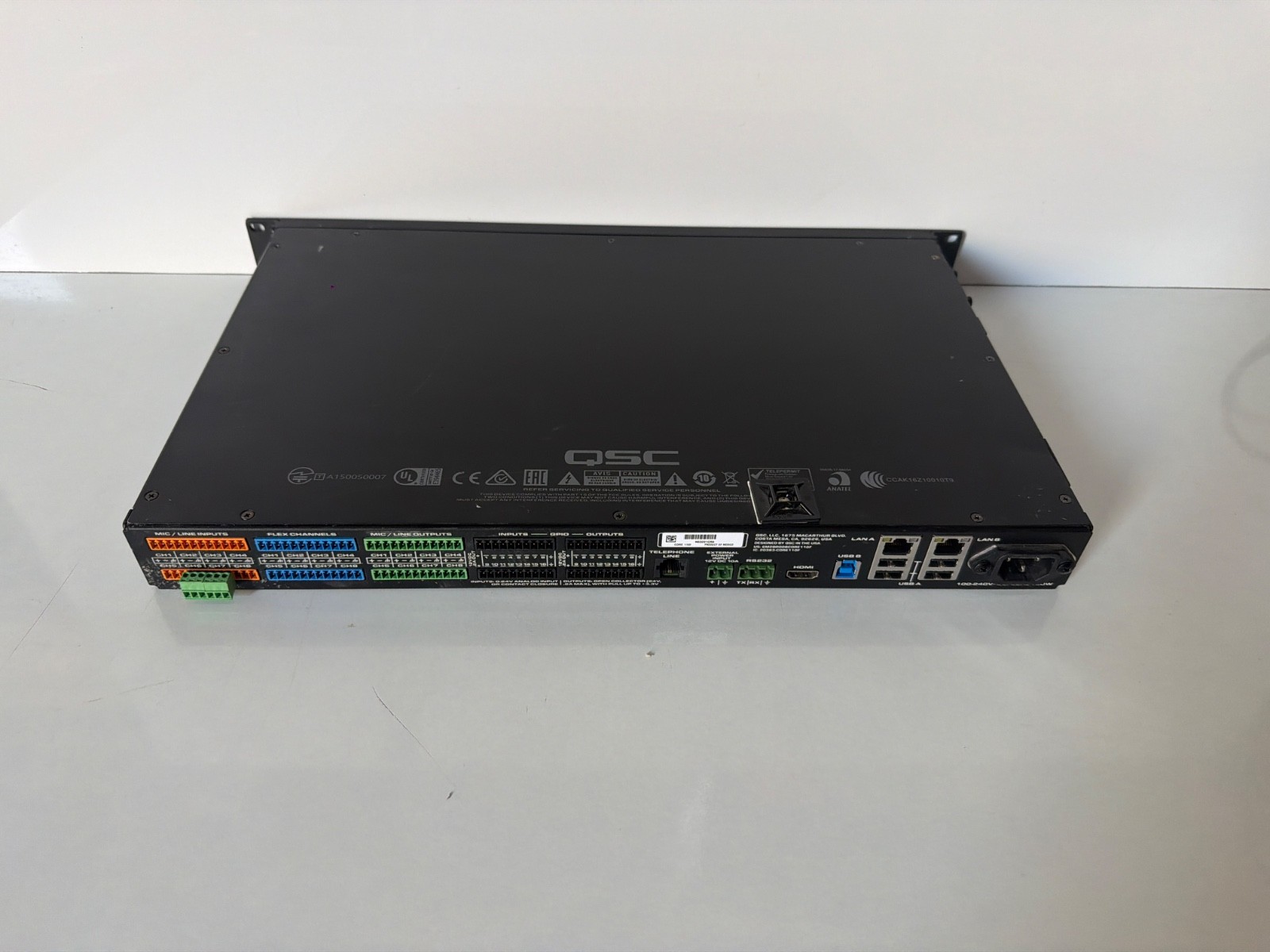 QSC Q-SYS Core 110f USB/Flex Channels