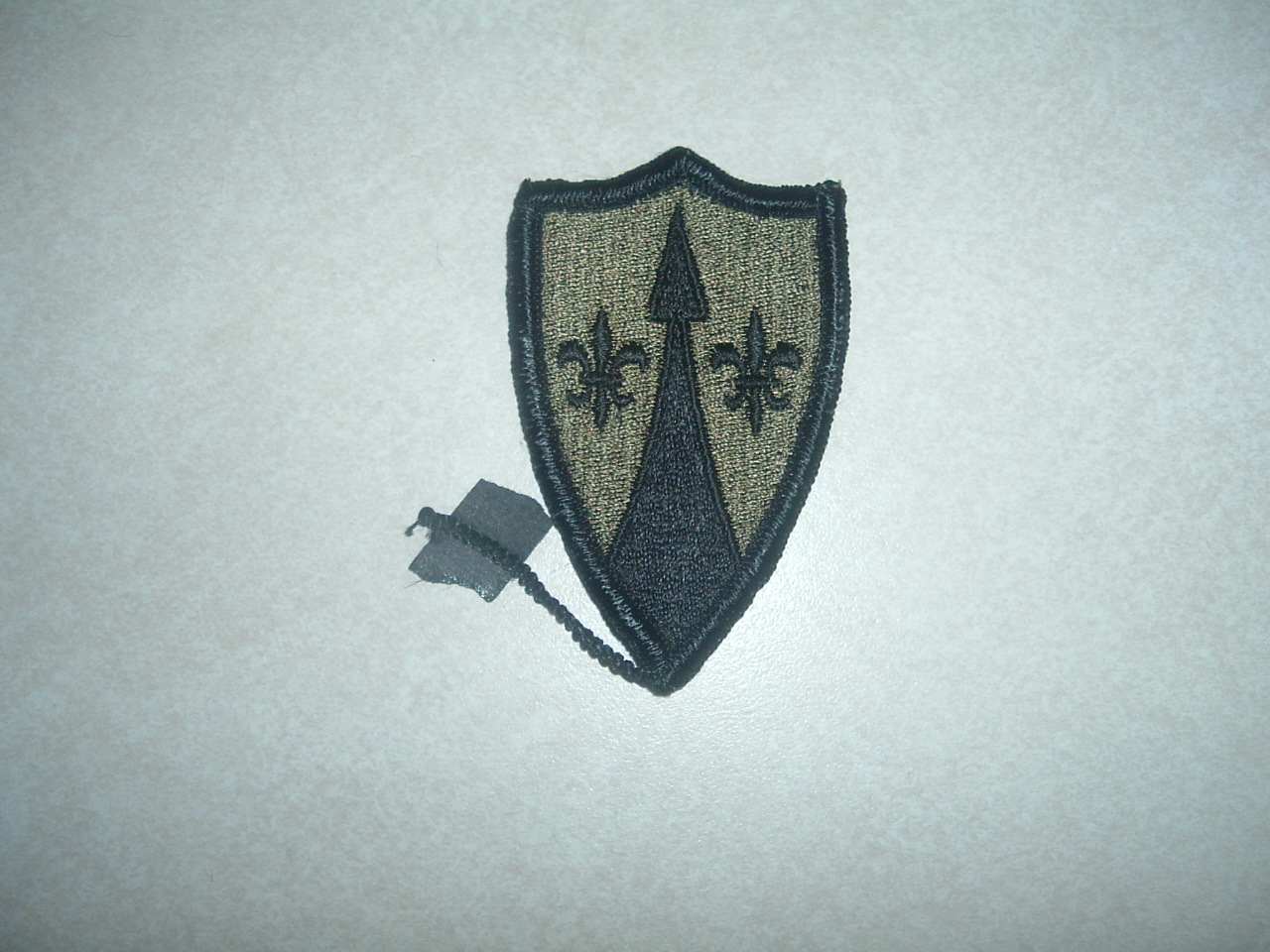 MILITARY PATCH US ARMY EUROPEAN THEATER SUPPORT COMMAND SUBDUED NEW OLD STOCK