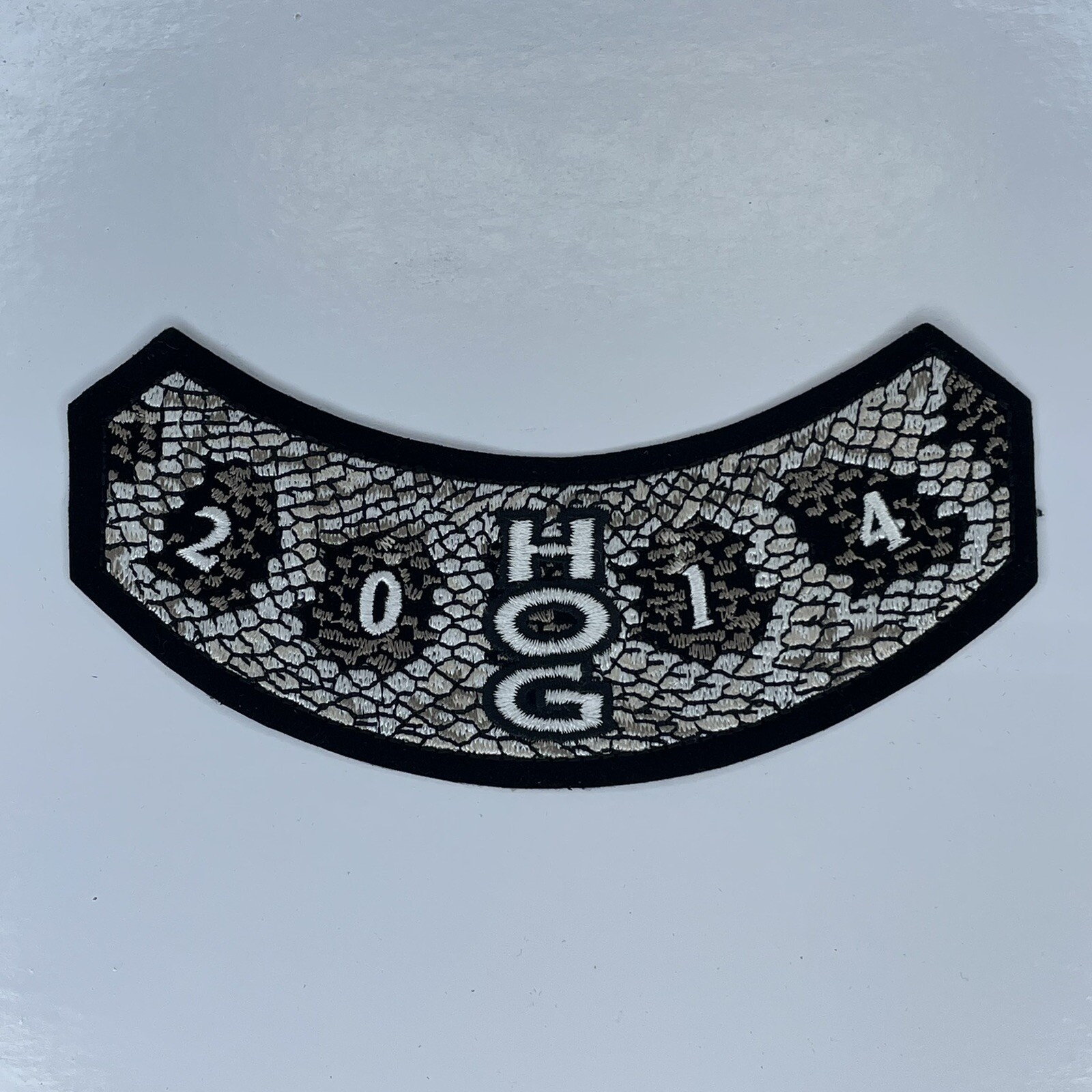 HOG Harley-Davidson Owners Group 2014 Embroidered Collectible Vest Rocker Patch