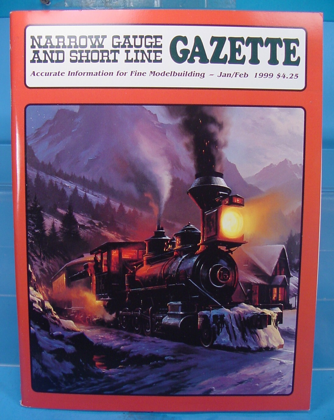 On3,On30,SN3,HOn3 NARROW GAUGE AND SHORT LINE GAZETTE MAGAZINE JAN/FEB 1999