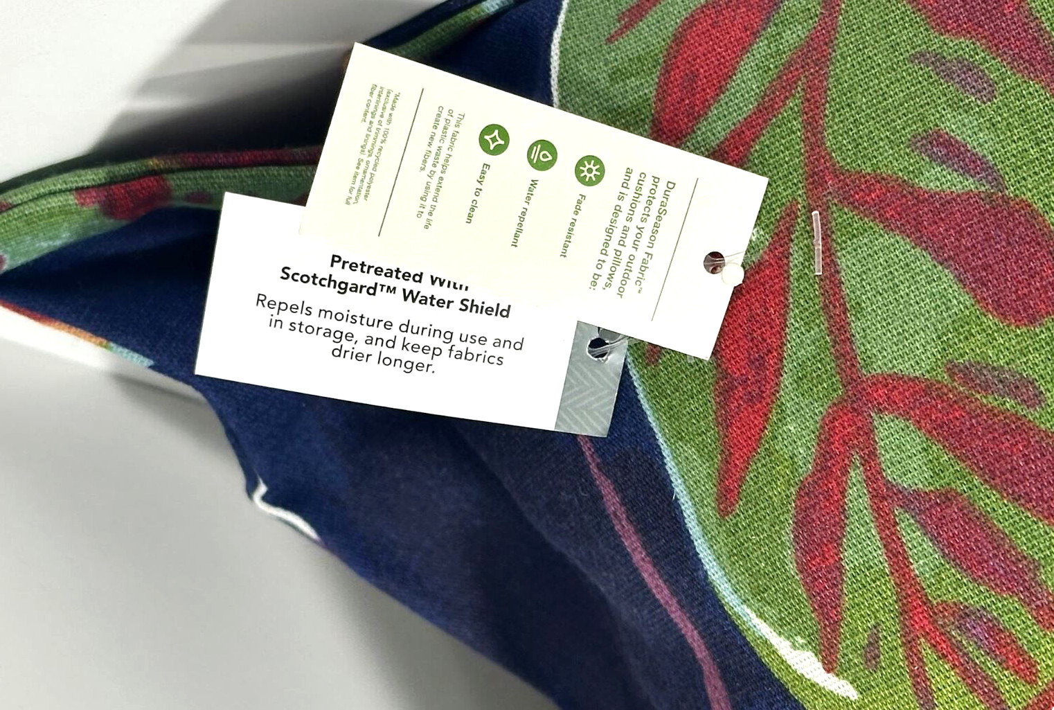 2Pk.Threshold Pillow back 24" x 26" Polyester-Duraseason Fabric, Scotch Gard 3M