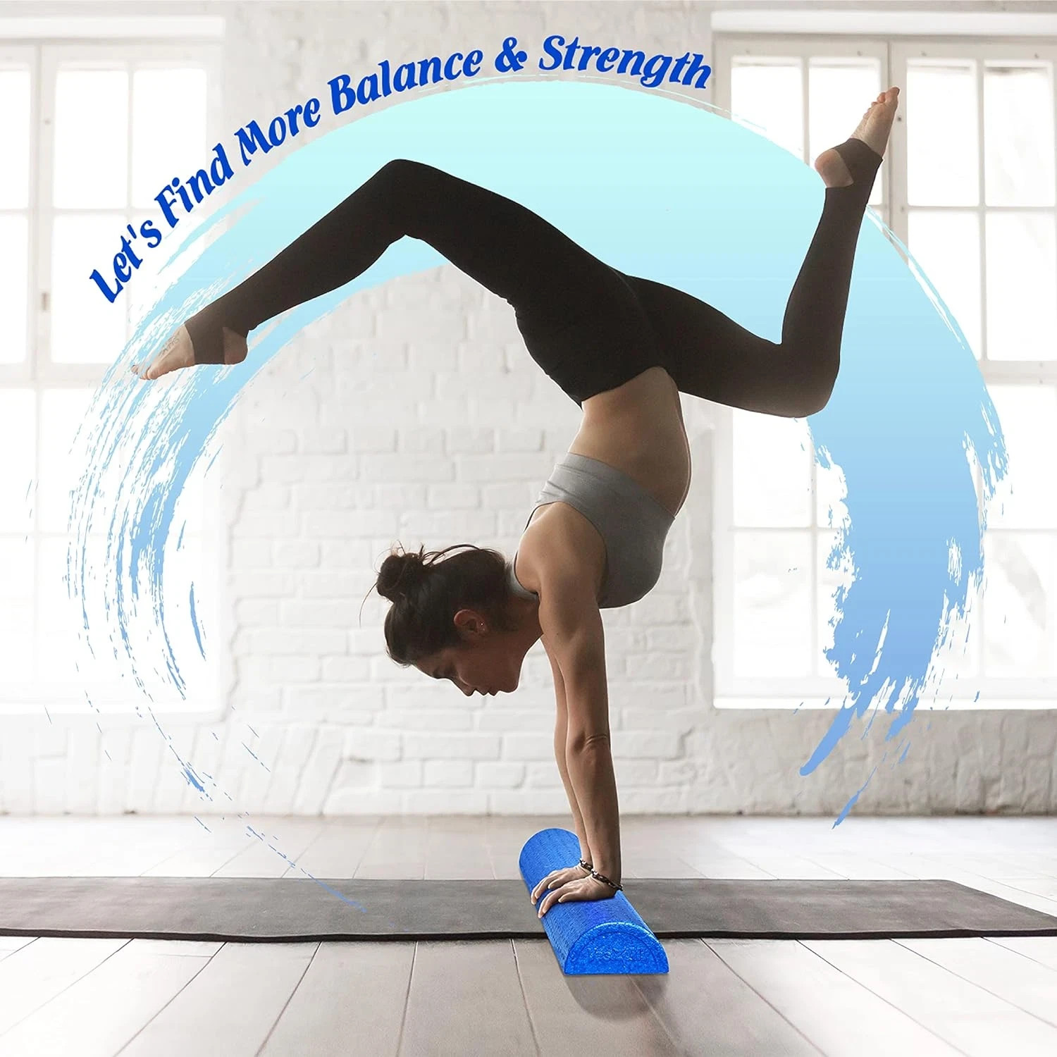 Half round Back Roller Foam, Exercise Foam Roller