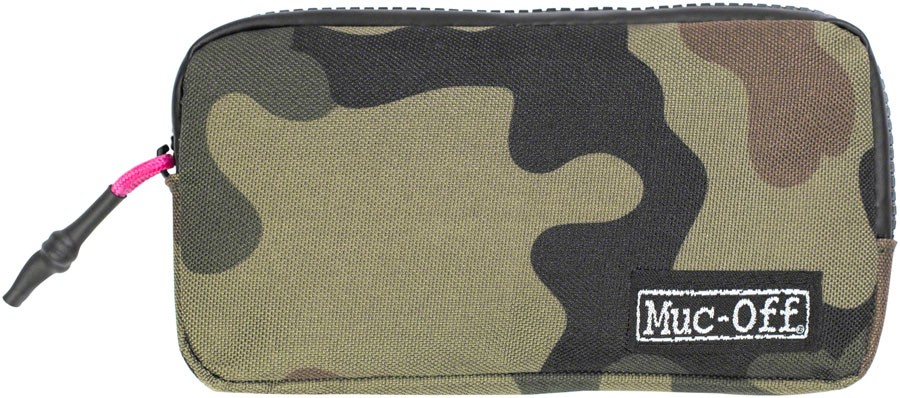 Muc-Off Essentials Bike Tool & Accessory Case with MOLLE Webbing, Camo Green