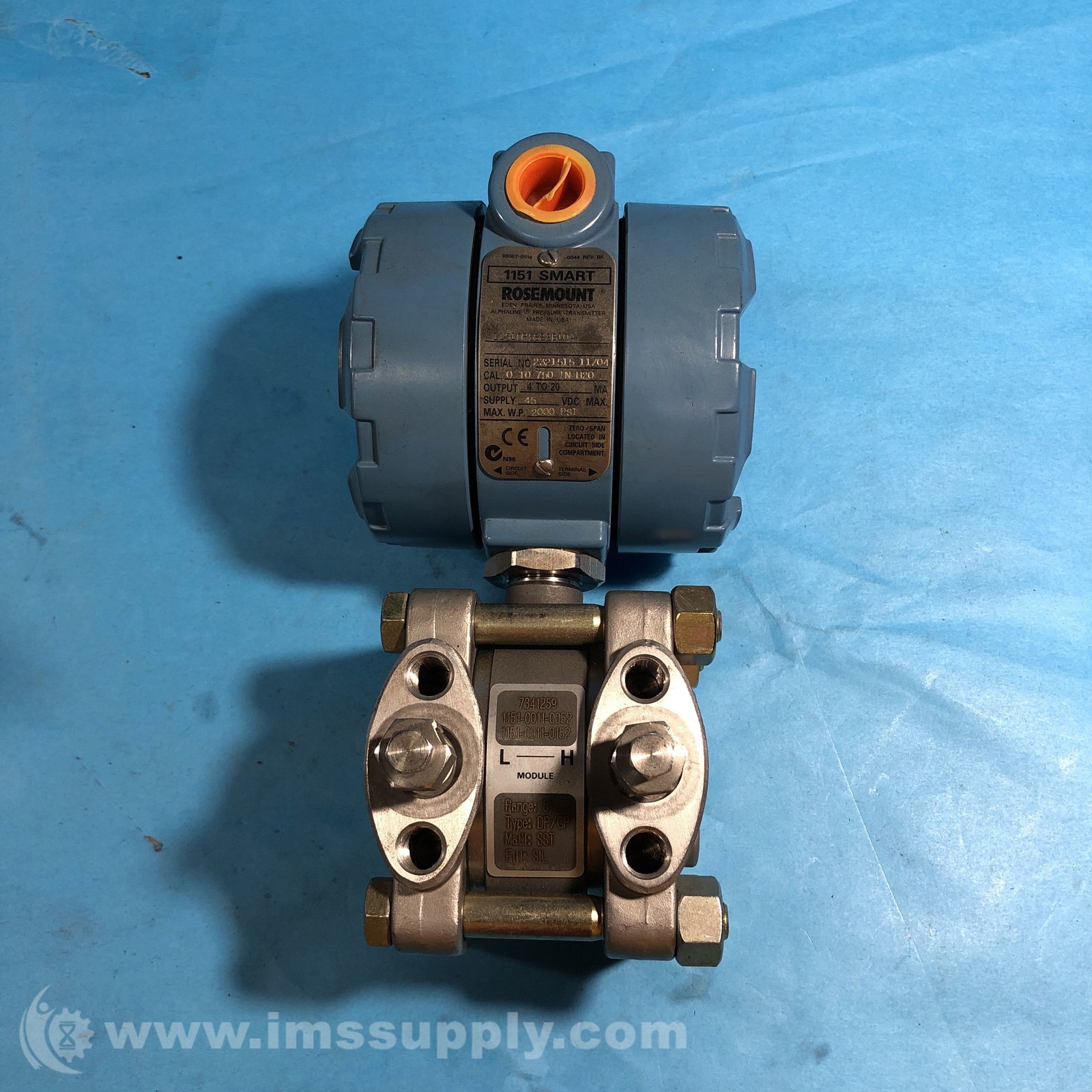 Rosemount 1151DP5S22B1Q4 Differential Pressure Transmitter 8184