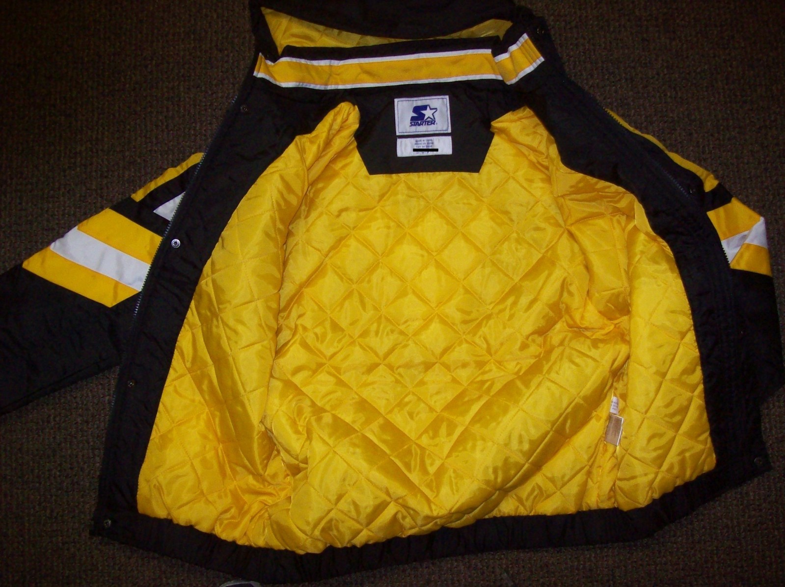 PITTSBURGH PENGUINS STARTER PRO LINE Hooded Parka SMALL, LARGE