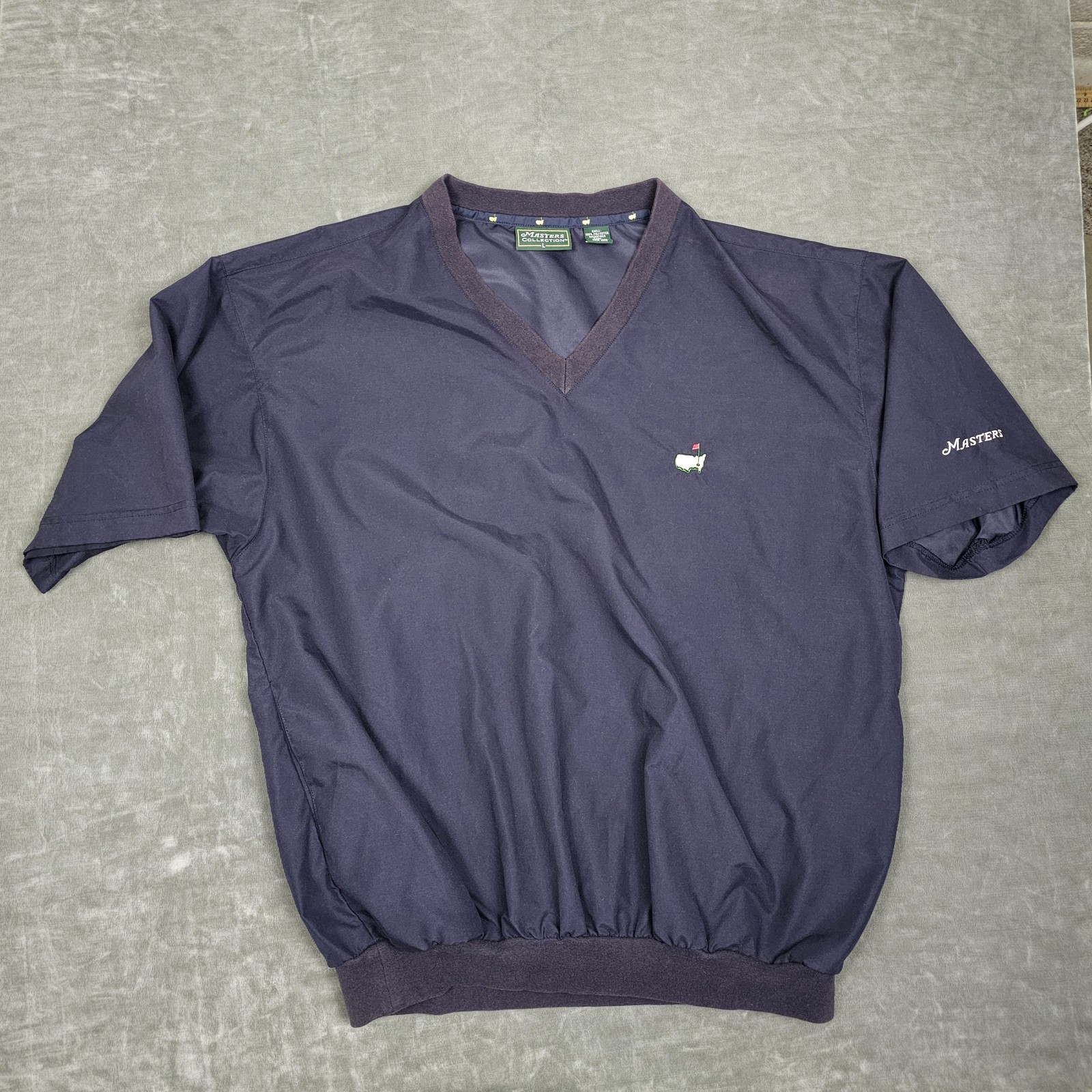Masters Collection Windshirt Mens Small Short Sleeve Golf Pullover Augusta Natio