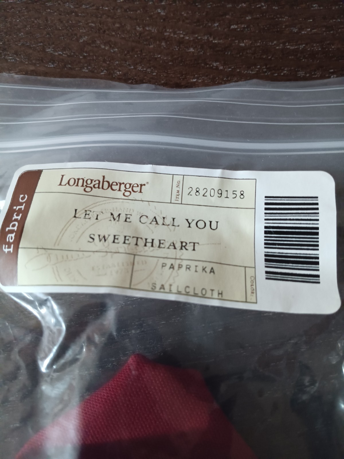 10 NEW PAPRIKA LET ME CALL YOU SWEETHEART RED BASKET LINERS LONGABERGER,....