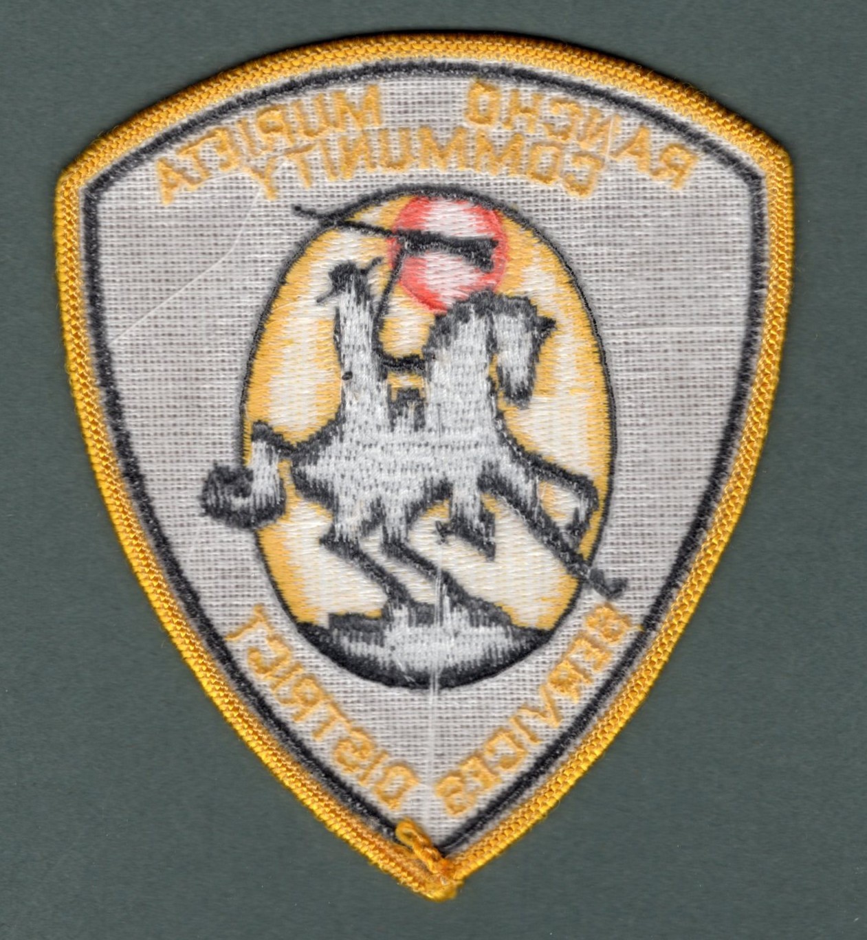 Rancho Murieta California CSD Police Patch