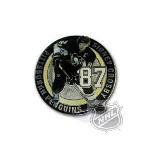 Penguins Captain Sidney Crosby #87 Hat Jersey Push On Pin NEW / Licensed