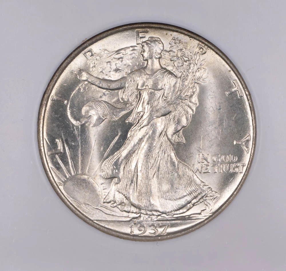 1937 D Half Dollars Liberty Walking NGC MS-63
