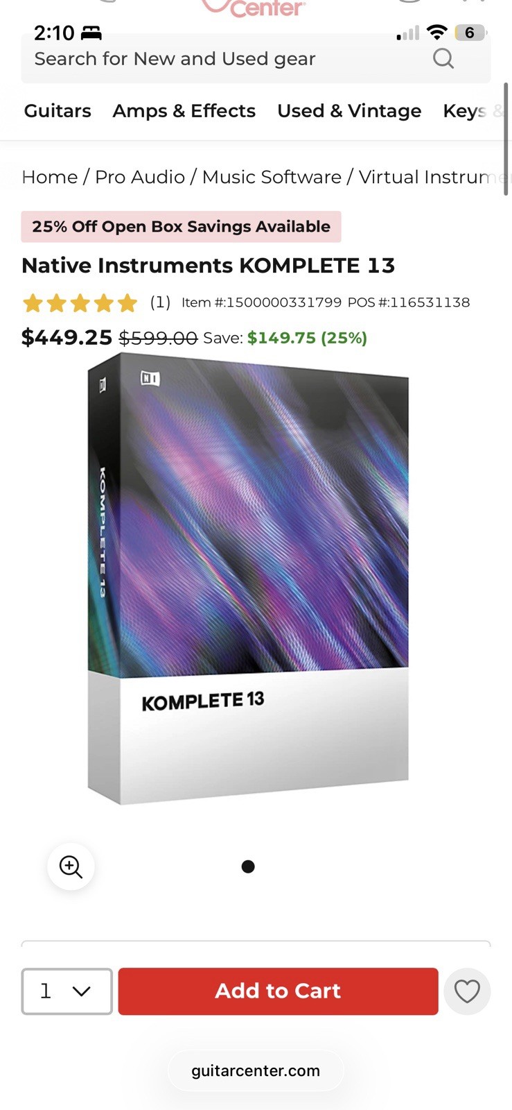 Native Instruments Komplete 13 Ultimate Collector's Edition Software Production
