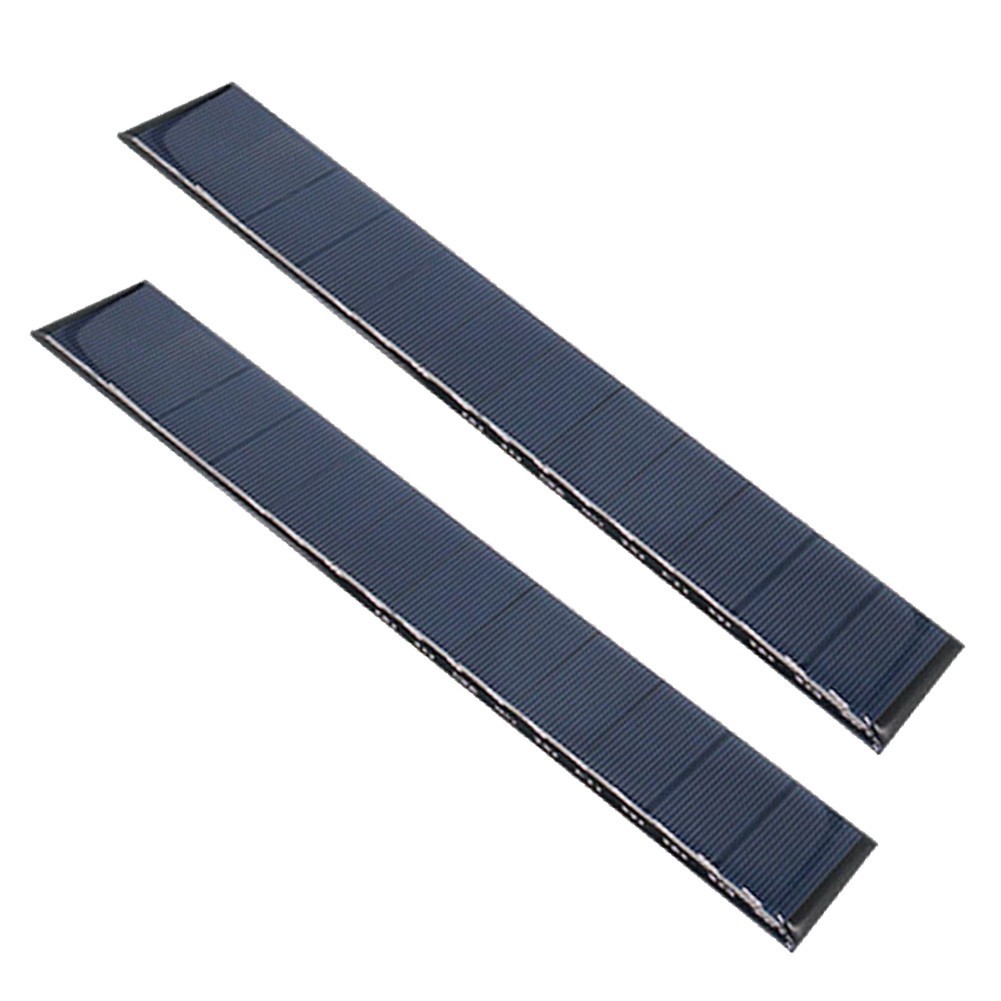 Lightweight Dual Solar Panels at 245 x 44mm for Easy Integration into Projects