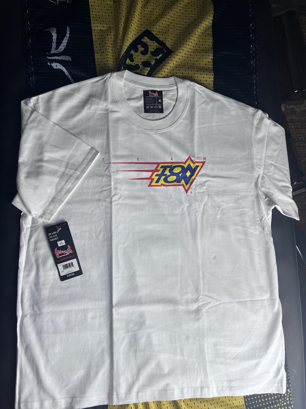 Vintage 🔥 Diablo TonTon Paintball T Shirt - Size XL  - NOS - Bonus Stickers