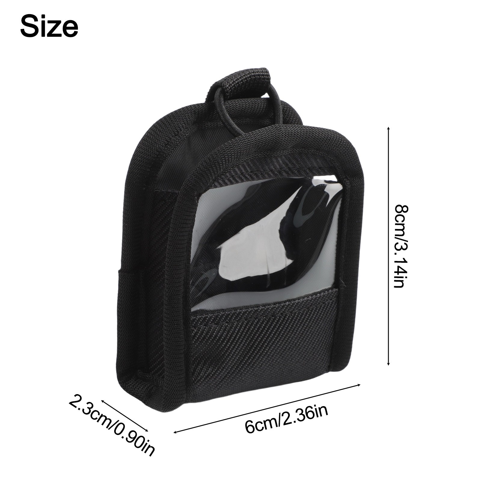 Portable Wireless Bodypack Transmitter Pouch Transparent Design High Quality