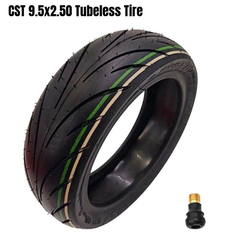 9.5x2.50 Tubeless Tire With Jelly Glue for Niu KQi3 Electric Scooter NIU KQI 3