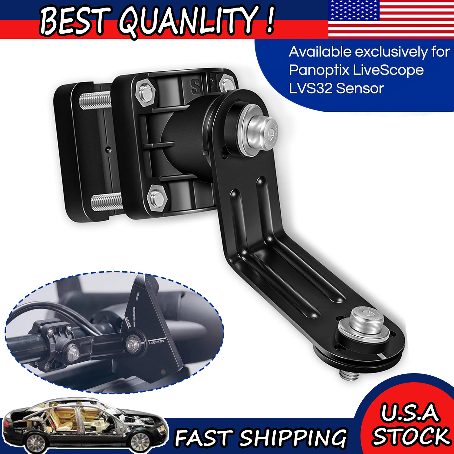 Replace for Garmin Panoptix Livescope LVS32 010-12970-00 Perspective Mode Mount