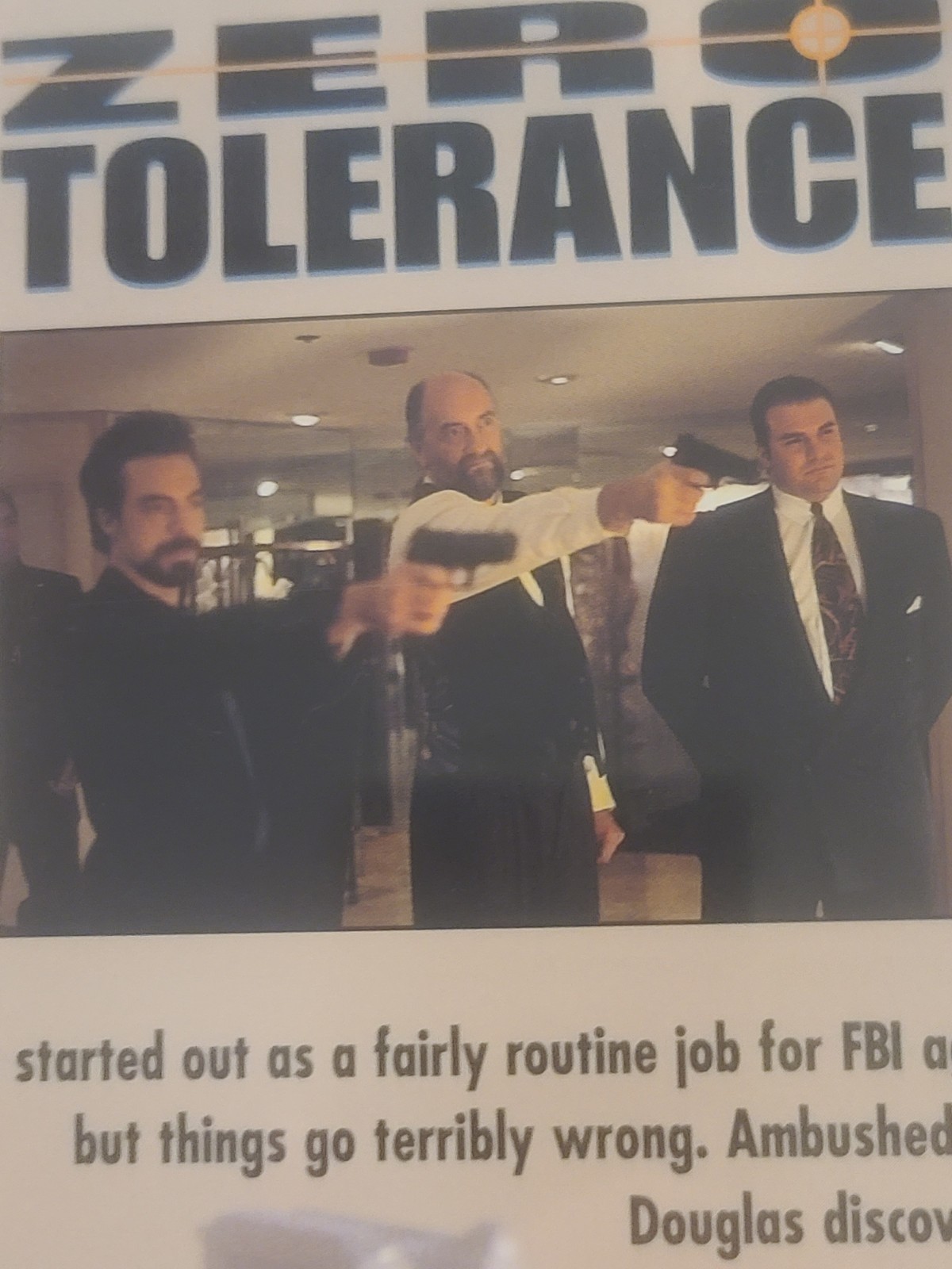 Zero Tolerance (Laserdisc, 1995) NEW SEALED MINT