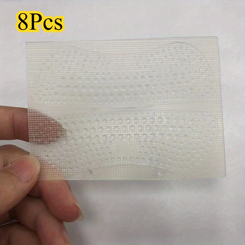 8-piece silicone heel pads - unisex anti-slip elevated insoles