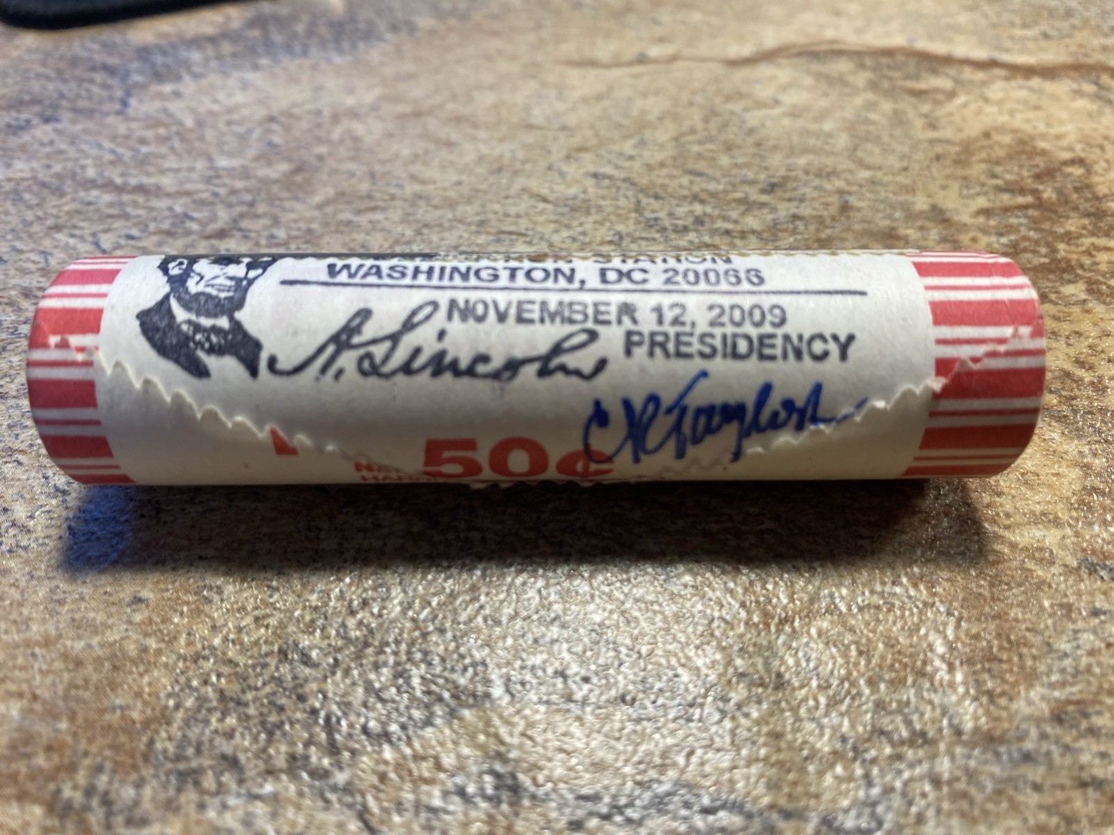 2009 P  HAND SIGN/STAMPED/I WAS THERE.  PLEASE READ DESCRIPTION  RARE ROLLS SIGN