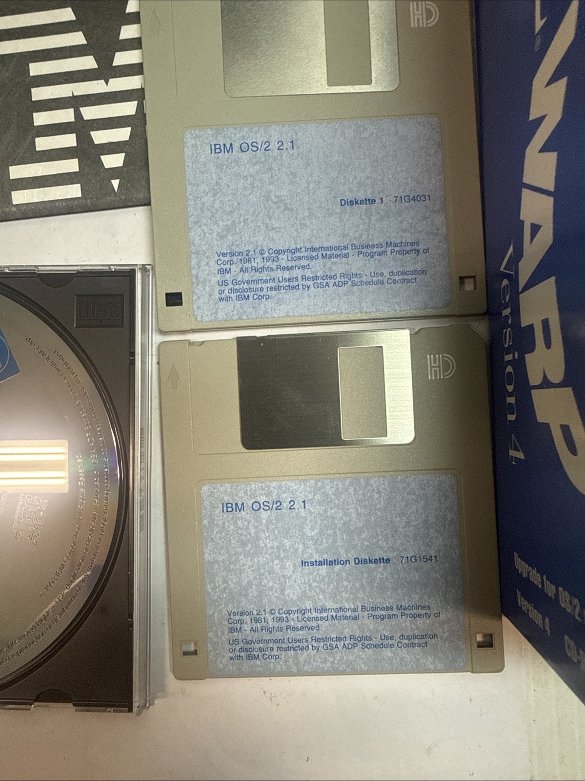 IBM OS/2 Warp Server Advanced Version 4 - VERY RARE - Box & Manuals
