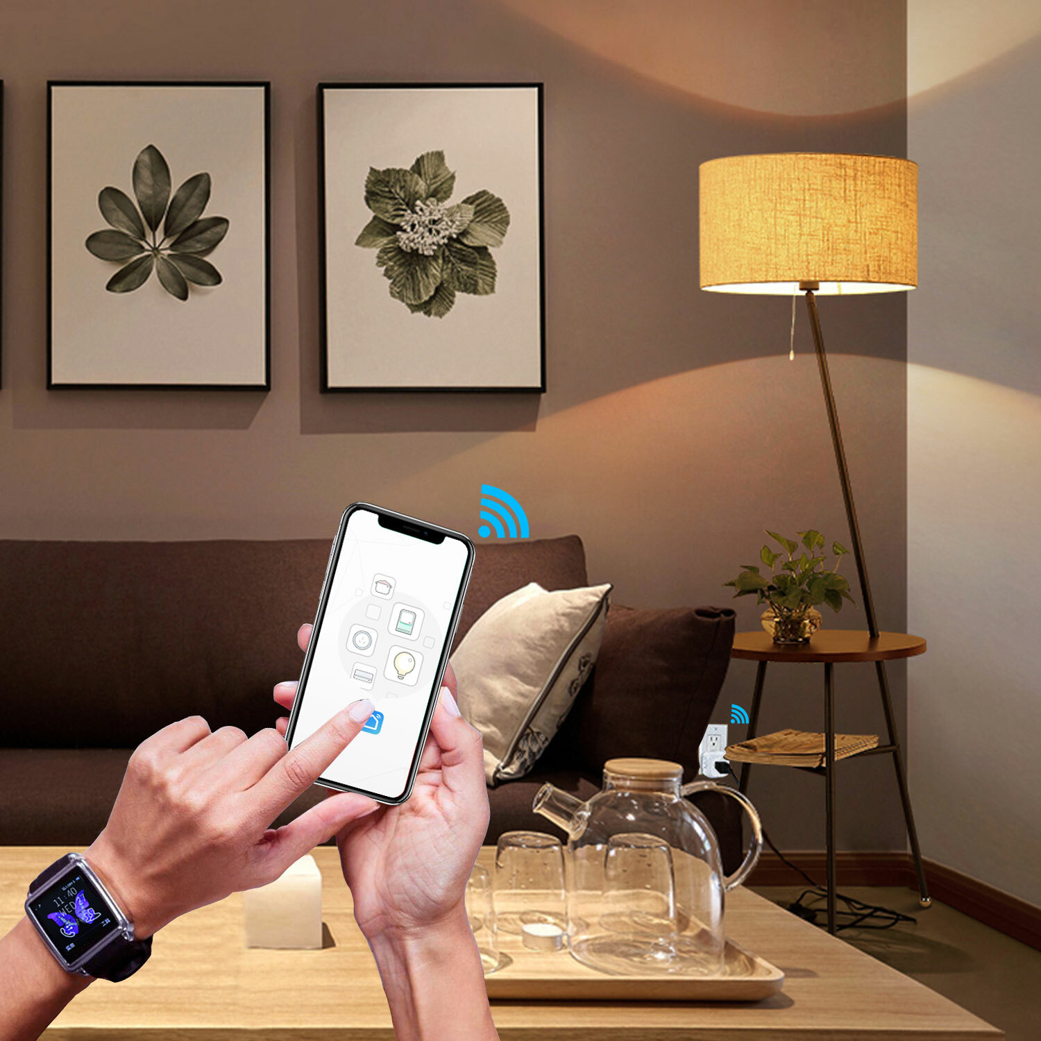 4*Wifi Smart Plug Remote Control US Socket Outlet Support Alexa Echo/Google Home