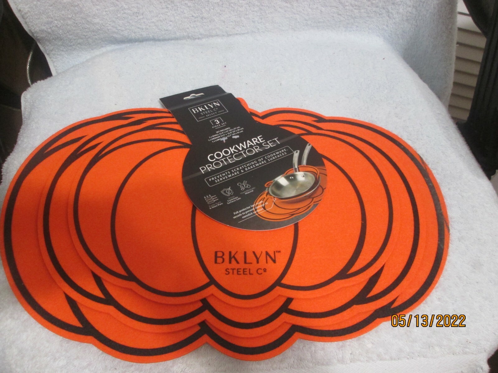 Cookware Protector Set Of 3 Pumpkins Fall, Thanksgiving, Halloween New