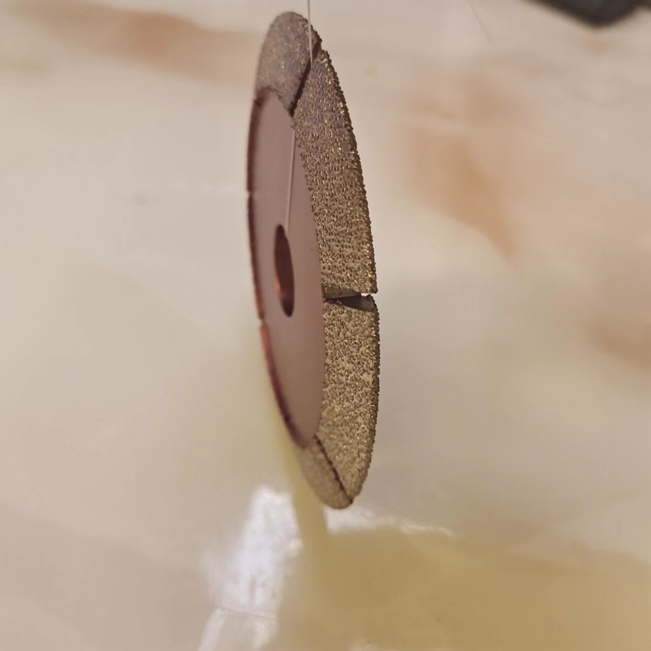 4-1/2" Diamond Crack Chaser Blade 0.375" Segment V-Shape stone concrete marble