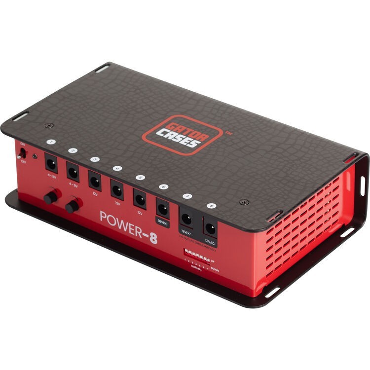 Gator Pedal Board Power Supply with 8 Isolated Outputs