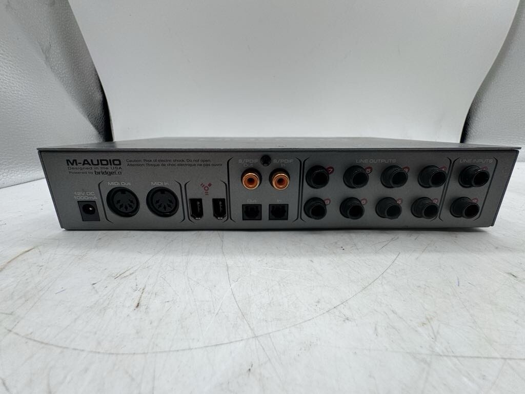 M-Audio FireWire 410 Microphone Receiver MIDI Audio Interface UNTETSED READ