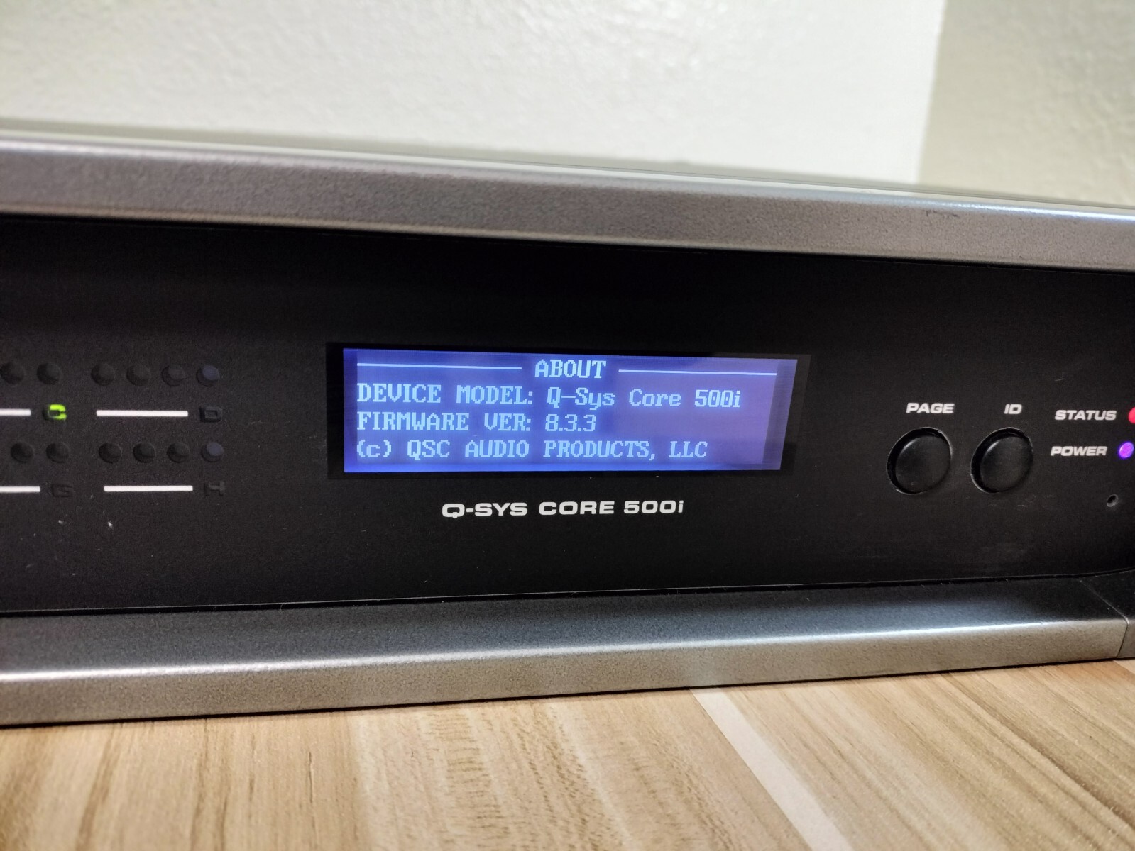 QSC Q-SYS Core 500i Integrated System Processor w/ 3 cards