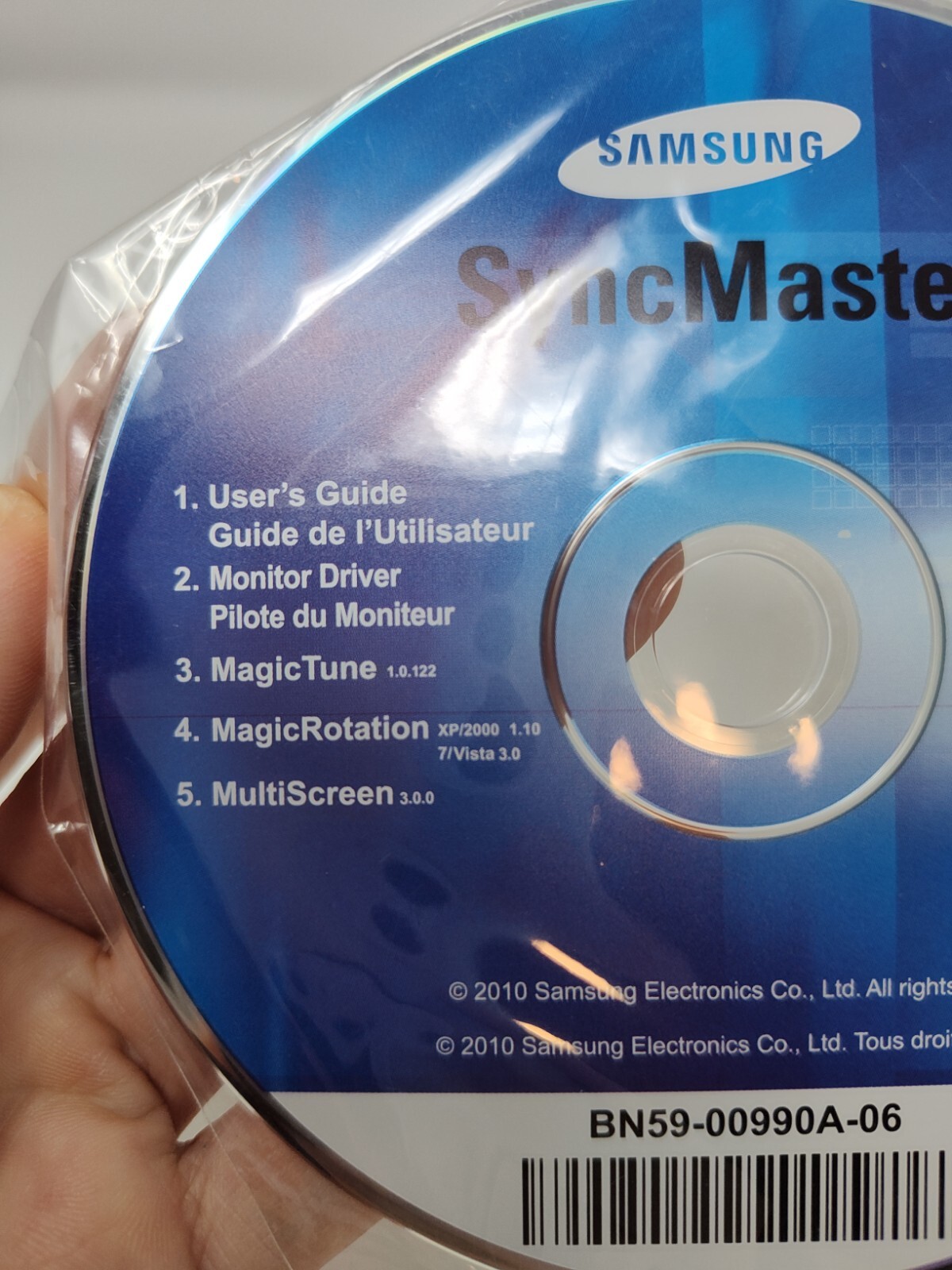Samsung 2010 SyncMaster CD BN59-00990A-06 User Guide, Driver, MagicTune, Etc NEW