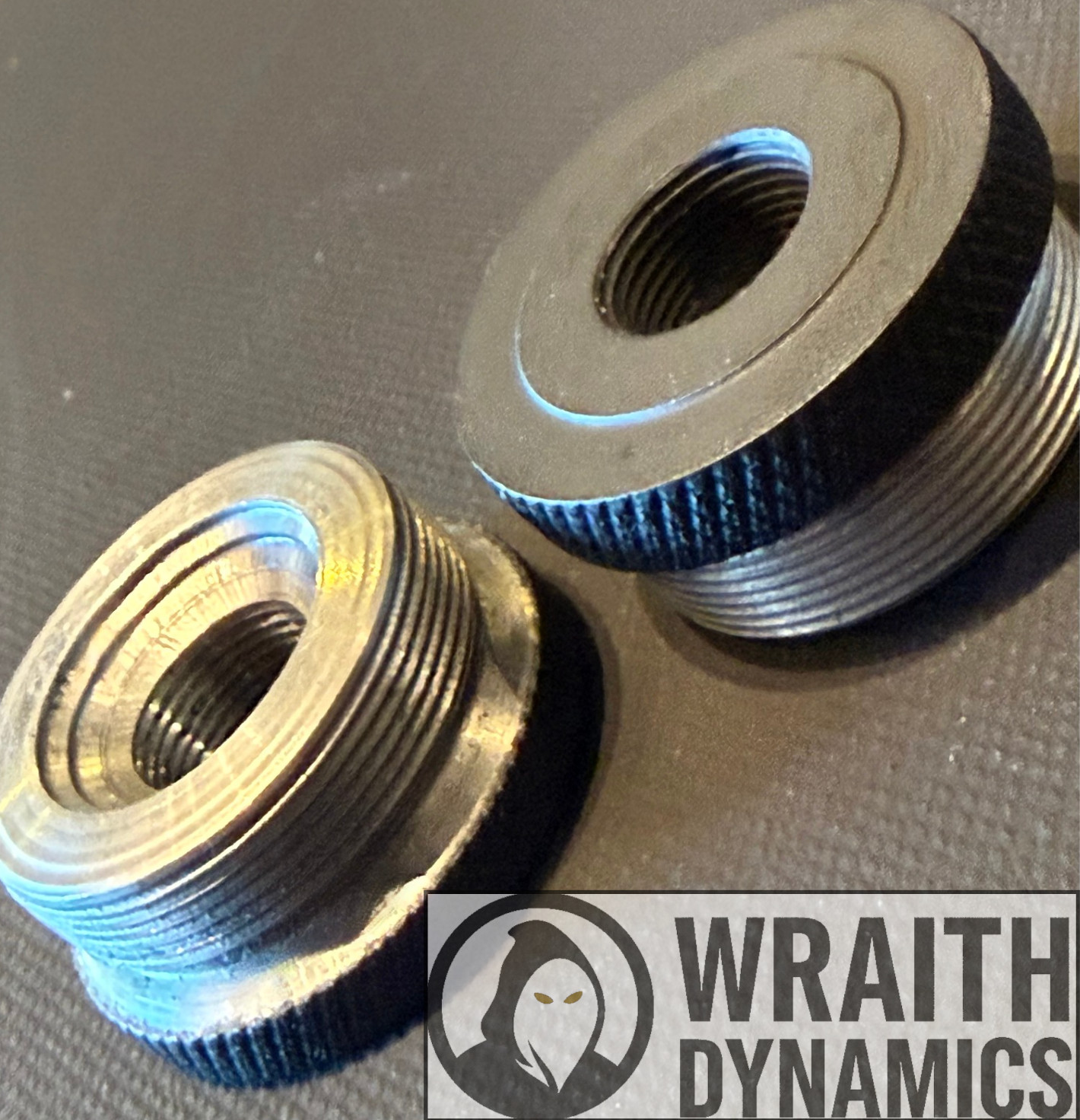 WRAITH PHANTOM SERIES - 303 STAINLESS STEEL THREADED ADAPTER 5/8" x 24 TPI