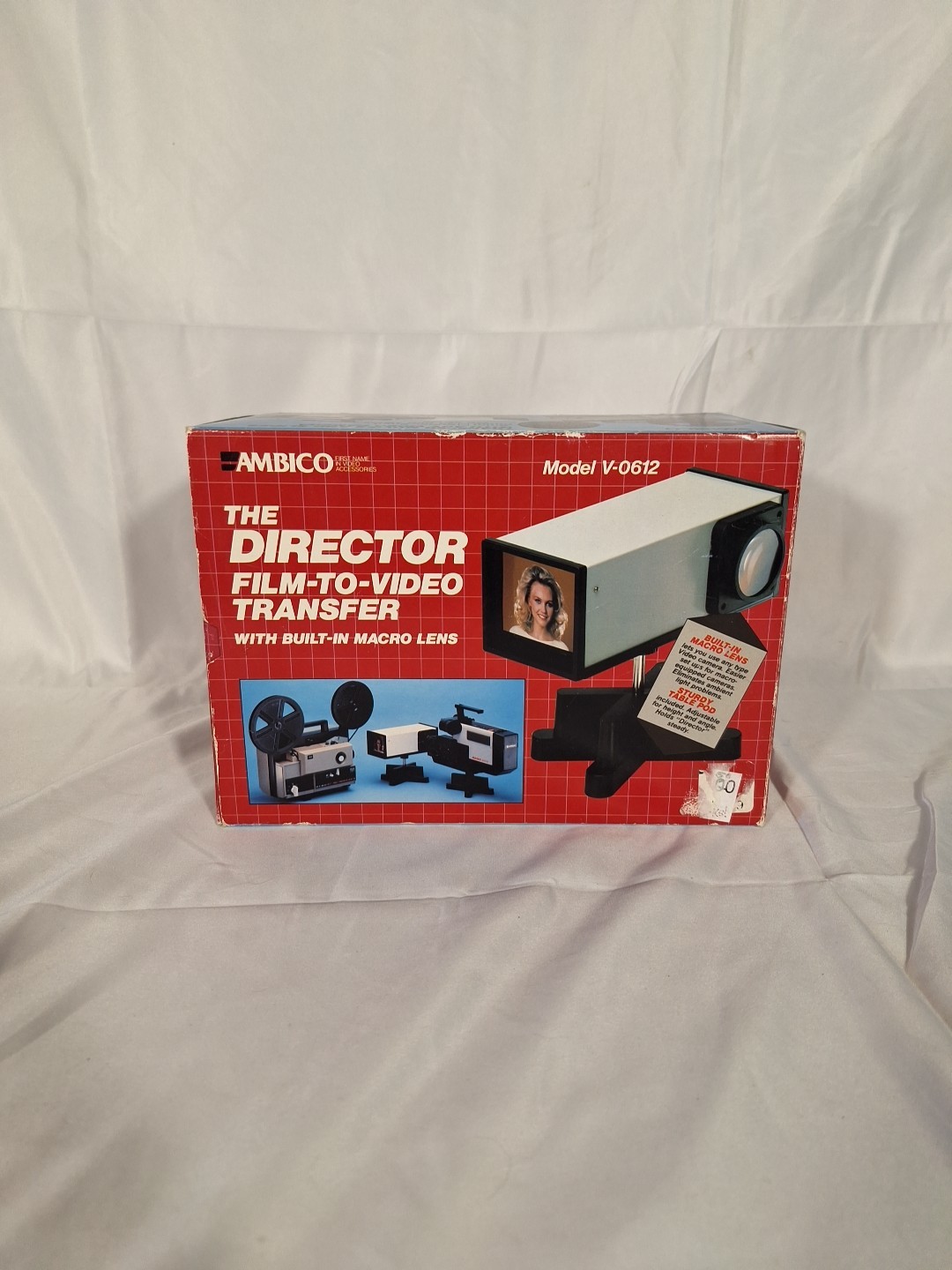 NEW AMBICO The DIRECTOR V-0612Film/Slides To Video Transfer System MIB
