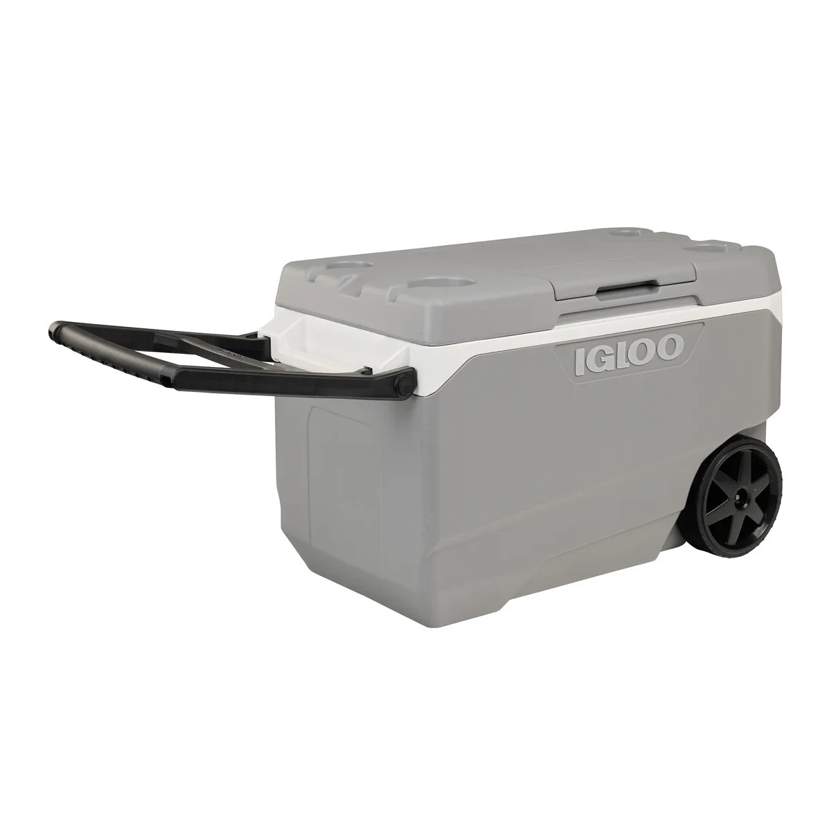 IGLOO COOLER WITH WHEELS ICE CHEST MAXCOLD BEVERAGE BEER DRINKS ROLLING 90QT NEW