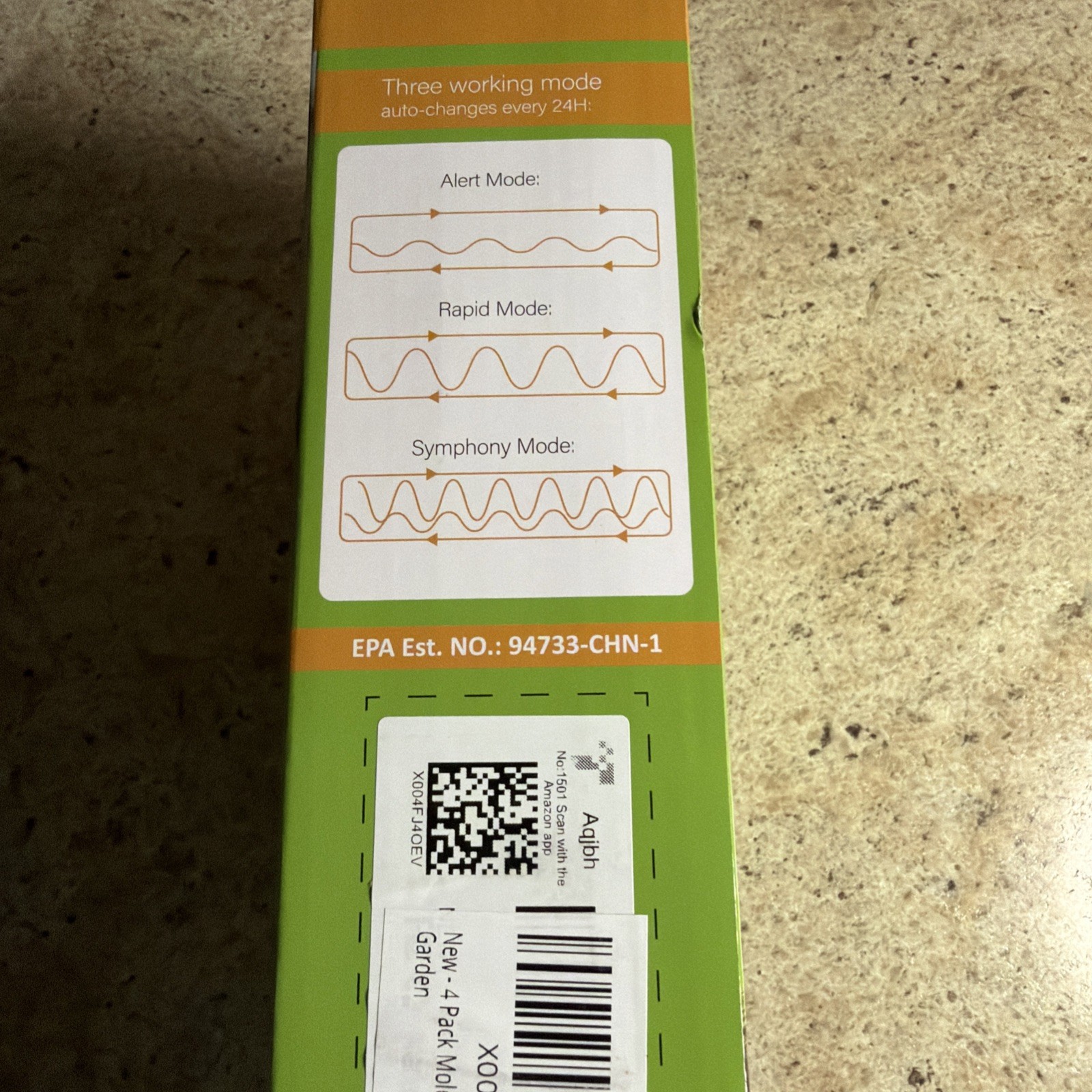 mole repellent ultrasonic solar 4 Stakes With Three Working Modes