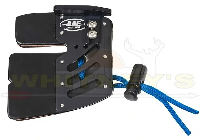AAE Archery Cordovan Elite Finger Tab - Black - Small - CVCET210