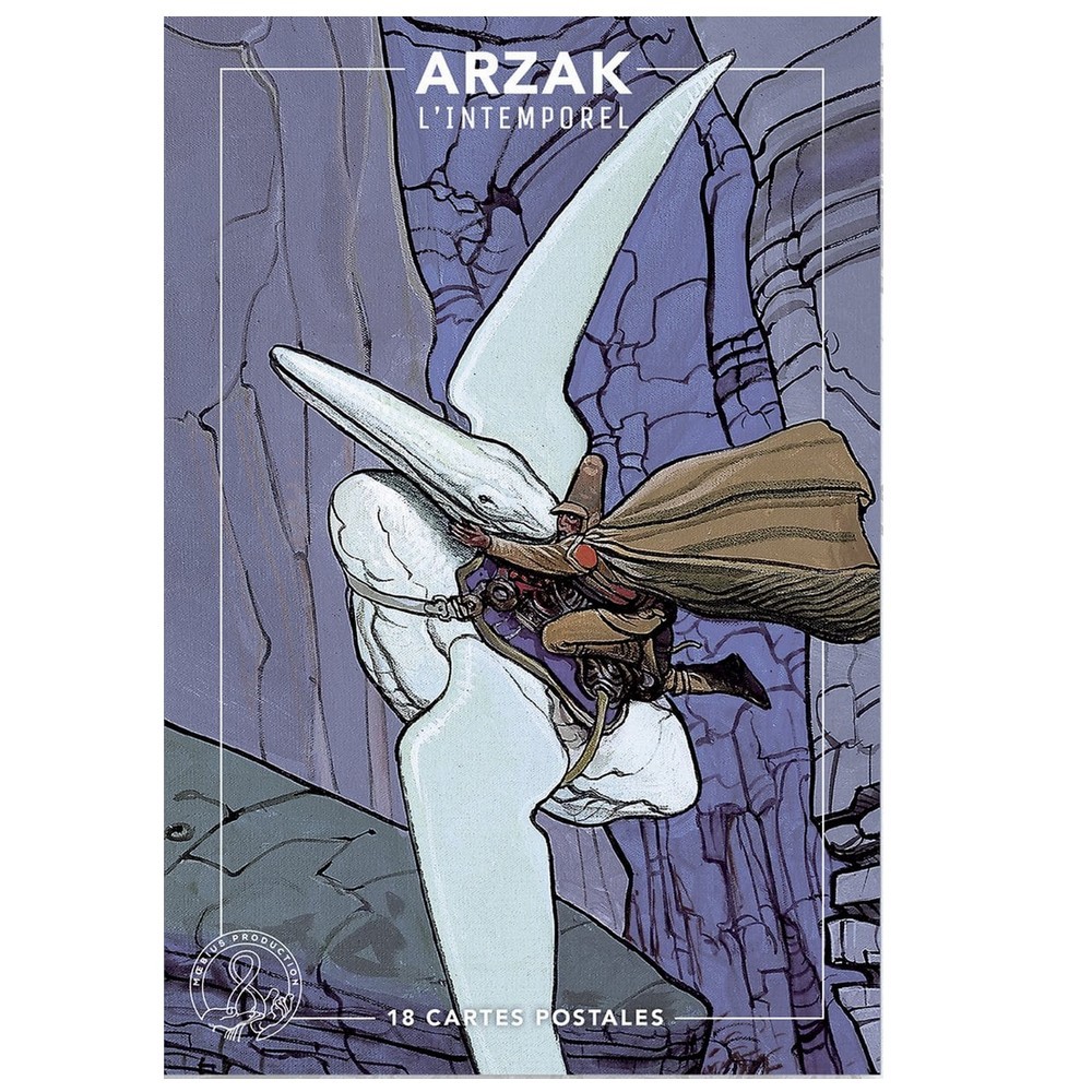 Set of 18 Moebius Postcards, Arzak the Timeless (10x15cm)
