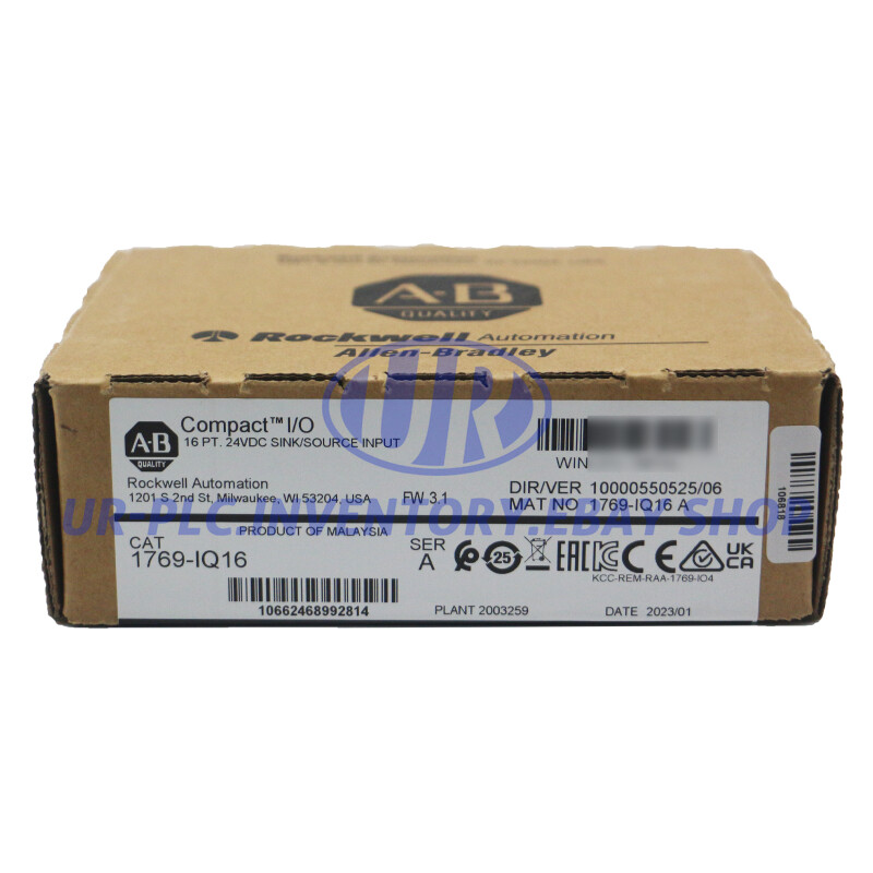 AB 1769-IQ16 CompactLogix 16 Pt 24VDC D/I INPUT Module New Factory Sealed