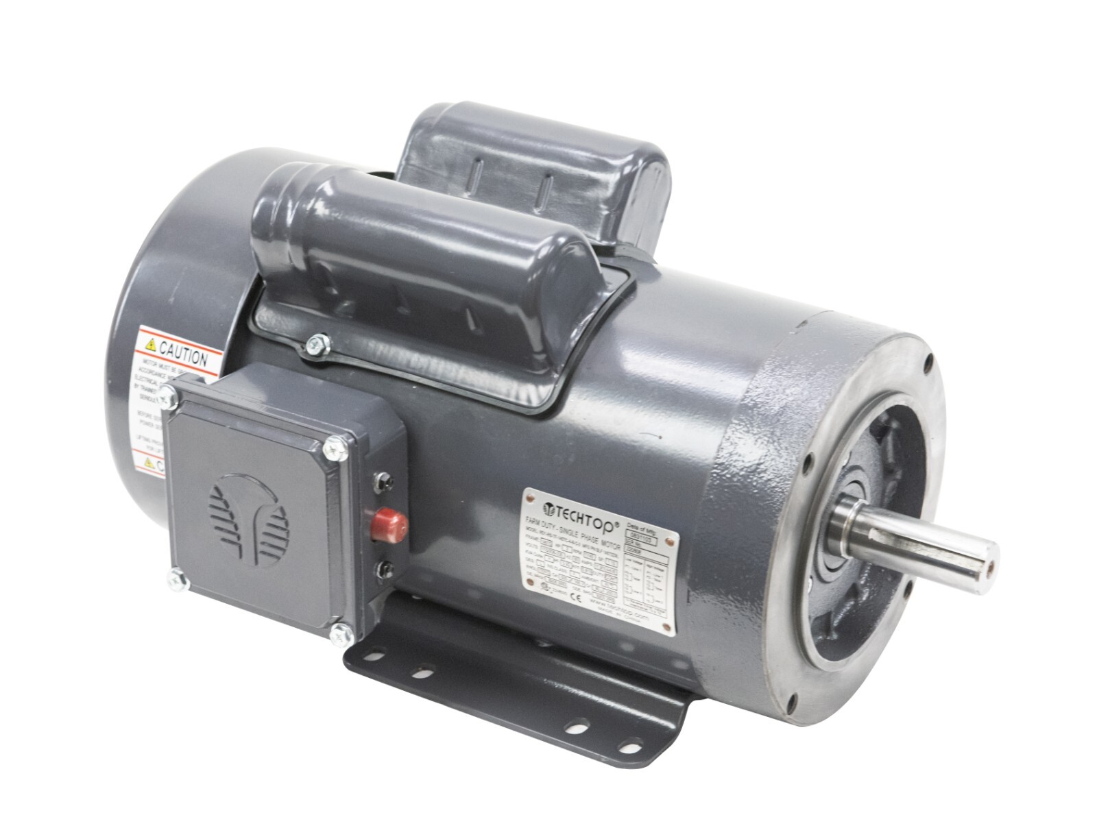 Techtop RD1-RS-TF-145TC-4-B-C-1.5 Motor 1.5 HP 1800 Rpm 1-PH 115/208-230 V 145TC