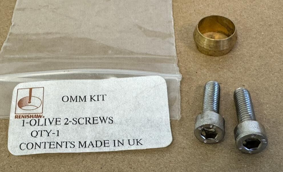 RENISHAW OMM KIT: 1 OLIVE, 2 SCREWS